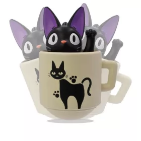   Kiki's Delivery Service Round Bottomed Figurine Kiki with her mug 6 cm