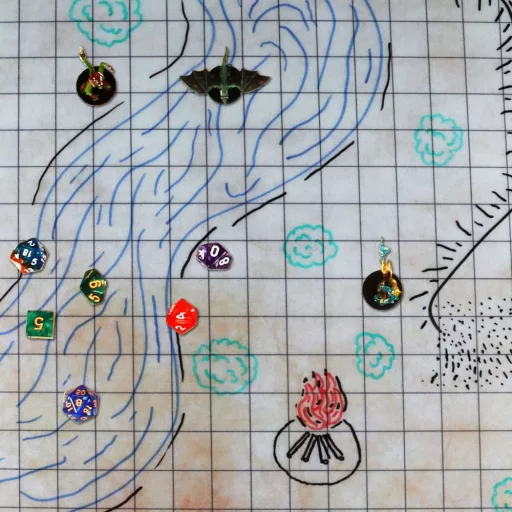 Enhance RPG Series Grid Mat Deluxe Edition DnD Map