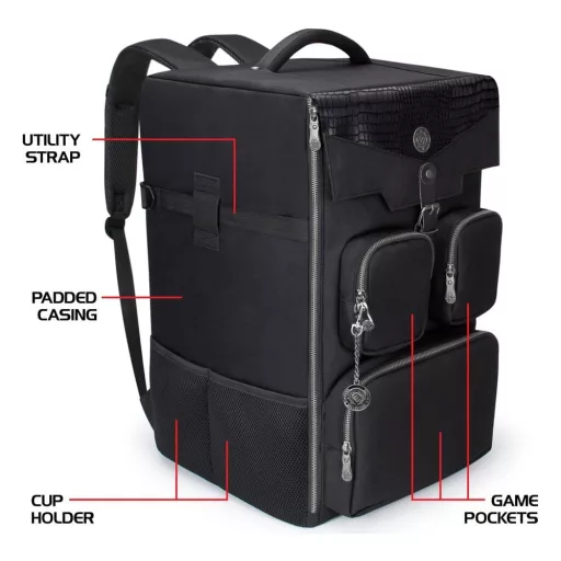 Enhance Board Game Backpack Collector's Edition Black