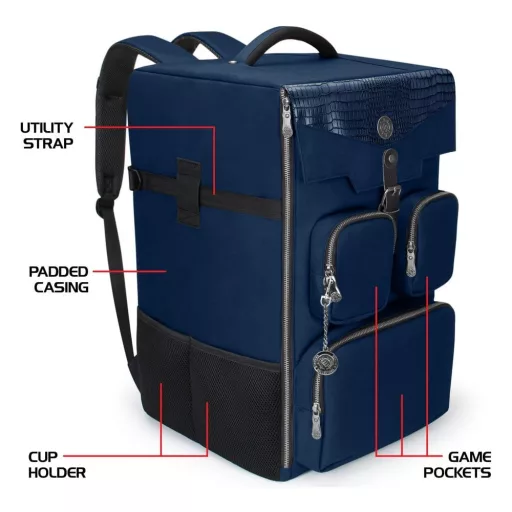 Enhance Board Game Backpack Collector's Edition Blue