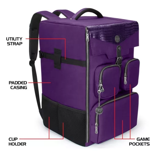 Enhance Board Game Backpack Collector's Edition Purple