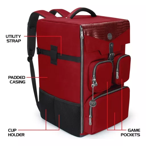 Enhance Board Game Backpack Collector's Edition Red