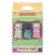 Sylvanian Families: Persian cats triplets figure 2 cm