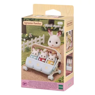 Sylvanian Families: Triplet stroller