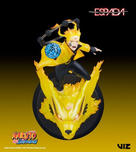 Naruto Shippuden PVC Magnet Szobor 1/8 Naruto Uzumaki & Kurama 28 cm