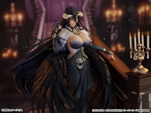 Overlord SHIBUYA SCRAMBLE FIGURE PVC Statue 1/7 Albedo Jet Black Dress Ver. 28 cm