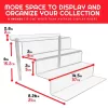 Evoretro Acrylic Shelf Riser 2-Pack RS6