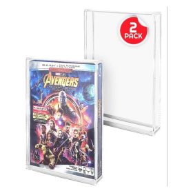 Acrylic Case 2-Pack for PS3/PS4/Blu-Ray/XBOX One