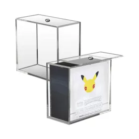   Evoretro Acrylic Display Case for Booster Boxes / Elite Trainer Boxes Ver. 2 with Sliding Lid