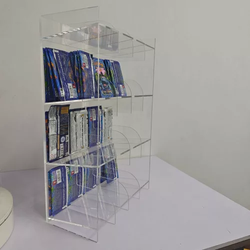 Acryl Counter Display for Trading Card Booster Packs