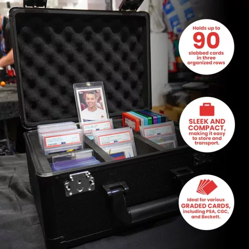 Evoretro Trading Card Suitcase Black Small