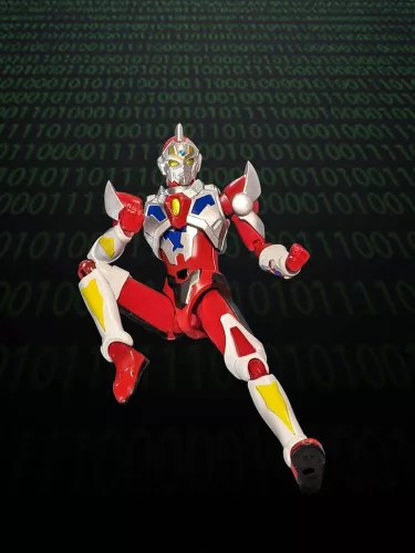 Gridman Universe HAF Figura Gridman Animation Style 17 cm