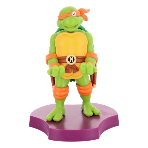 Teenage Mutant Ninja Turtles Holdem Cable Guy Telefon/Kontroller Tartó Michaelangelo 10 cm