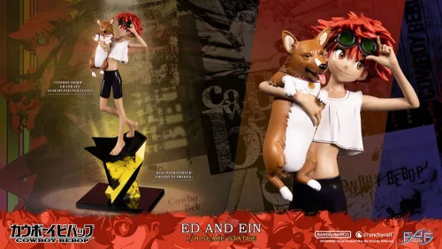 Cowboy Bebop Szobor 1/8 Ed & Ein 28 cm