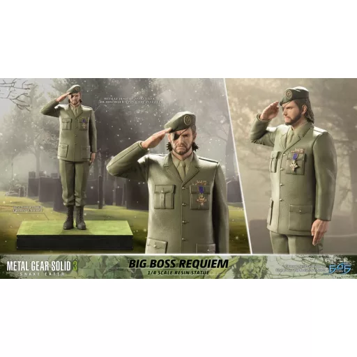 Metal Gear Solid 3: Snake Eater Statue 1/4 Big Boss Requiem 55 cm