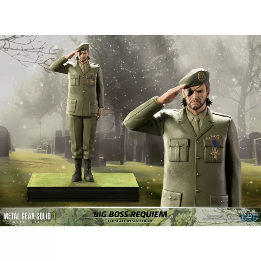 Metal Gear Solid 3: Snake Eater Statue 1/4 Big Boss Requiem 55 cm
