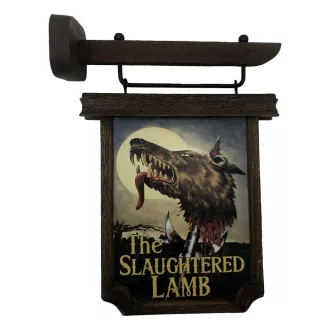   An American Werewolf in London Scaled Prop Replica Pub Sign 6 cm