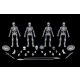 Graveyard Skeletons  Actionfigures 4-Pack Graveyard Skeletons