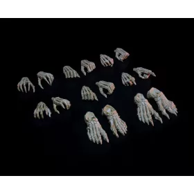   Mythic Legions: Necronominus Action Figure Accessory Skeletons of Necronominus Hands/Feet Pack