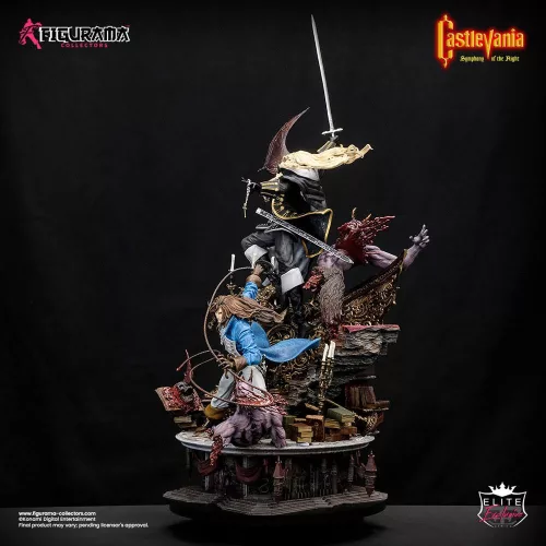 Castlevania: Symphony of the Night Elite Exclusive Statue 1/6 Alucard & Richter Belmont 91 cm