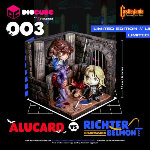 Castlevania DioCube PVC Diorama Alucard Vs Richter Belmont 15 cm