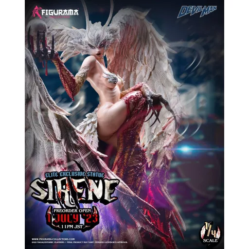 Devilman Elite Exclusive Statue 1/4 Sirene 67 cm