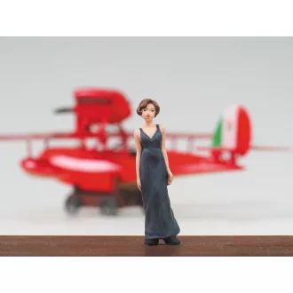   Porco Rosso model kit with figure 1/48 Savoia S.21F Version 2 & Gina
