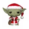 Star Wars POP! Vinyl Bobble-Head Holiday Santa Yoda 9 cm
