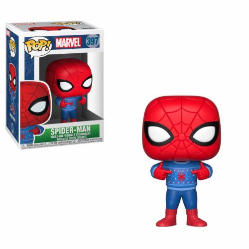 Marvel Comics POP! Marvel Holiday Vinyl Bobble-Head Spider-Man (Ugly Sweater) 9 cm