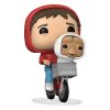 E.T. the Extra-Terrestrial POP! Vinyl Figura Elliot w/ET in Bike Basket 9 cm