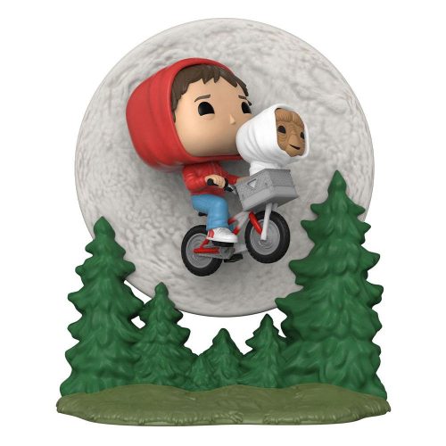 E.T. the Extra-Terrestrial POP! Moment Vinyl Figura Elliot and ET Flying (GITD) 9 cm