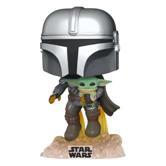   Star Wars The Mandalorian POP! TV Vinyl Figura Mando Flying w/ Jet Pack 9 cm
