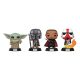 Star Wars POP! Movies Vinyl Figura 4-Pack Mandalorian Holiday 9 cm