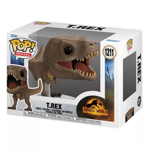 Jurassic World 3 POP! Movies Vinyl T-Rex Figura 9 cm