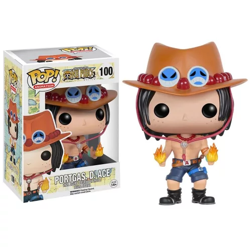 One Piece POP! Television Vinyl Figura Portgas D. Ace 9 cm