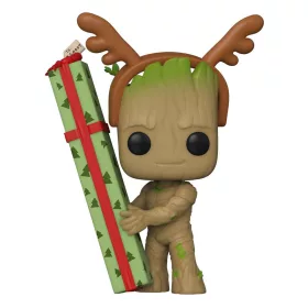   Guardians of the Galaxy Holiday Special POP! Heroes Vinyl Figura Groot 9 cm