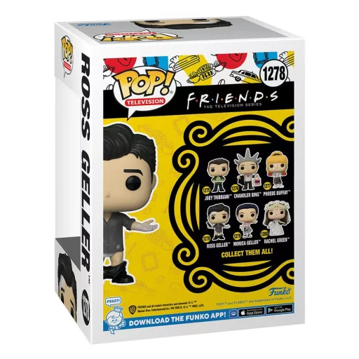 Friends POP! TV Vinyl Figura Ross w/ Leather Pants 9 cm