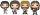 Queen POP! Movies Vinyl Figure 4-Pack 9 cm