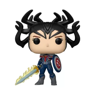   What If...? POP! Animation Vinyl Figure Infinity Captain Carter 9 cm