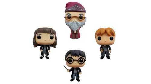 Harry Potter POP! Movies Vinyl Figura 4-Pack W1 9 cm