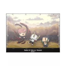   Jujutsu Kaisen POP Moments Vinyl Figures Itadori & Todo vs Hanami 9 cm