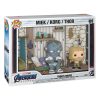 Avengers Endgame POP Moments Deluxe Vinyl Figurák 2-Pack Thor's House 9 cm