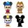 Disney Bitty POP! Vinyl Figura 4-Pack Sorcerer Mickey 2,5 cm