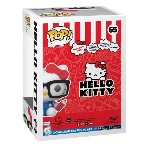 Hello Kitty POP! Sanrio Vinyl Figura Hello Kitty Nerd 9 cm