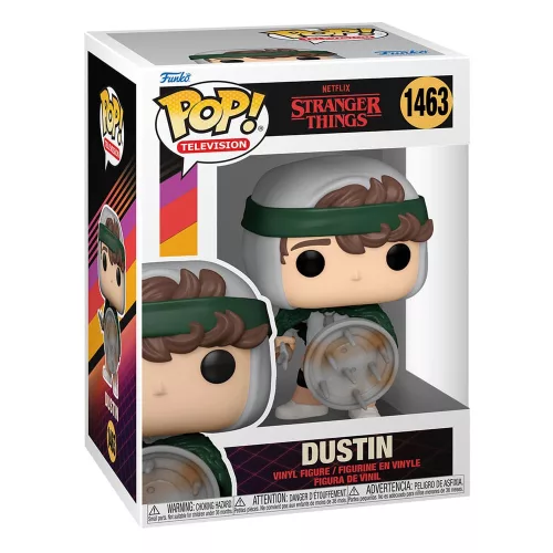 Stranger Things POP! TV Vinyl Figure Hunter Dustin with Shield 9 cm