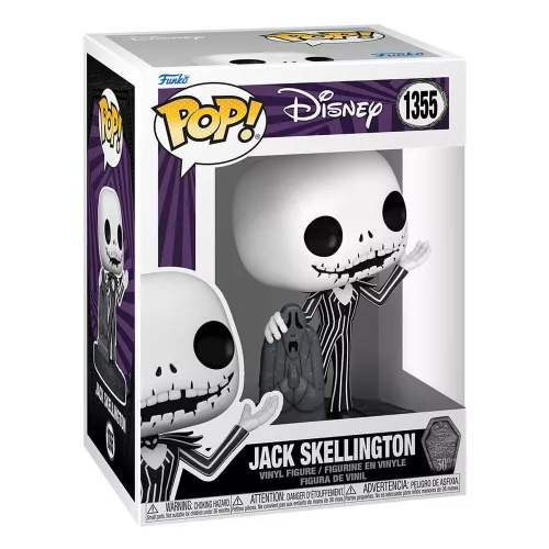 Nightmare before Christmas 30th POP! Disney Vinyl Figura Jack w/Gravestone 9 cm