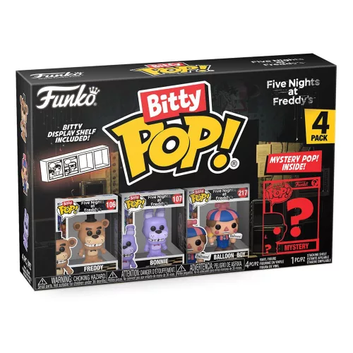 Five Nights at Freddy's Bitty POP! Vinyl Figure 4-Pack Freddy 2,5 cm
