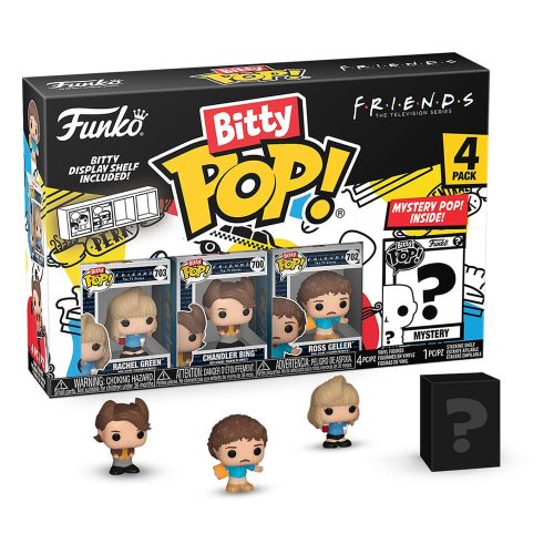 Friends Bitty POP! Vinyl Figura 4-Pack 80's Rachel 2,5 cm