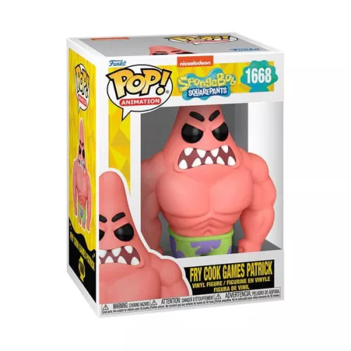 SpongeBob SquarePants 25th Anniversary POP! Vinyl Figura Patrick w/Muscles 9 cm