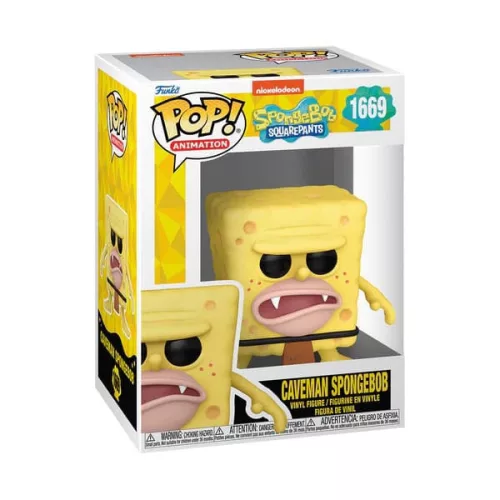 SpongeBob SquarePants 25th Anniversary POP! Vinyl Figura Caveman SB 9 cm